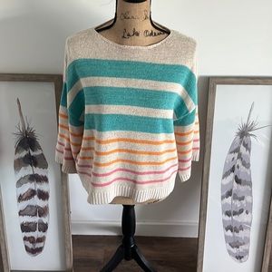NWOT LOFT striped sweater